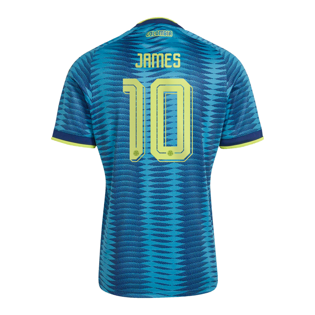 James Rodríguez Colombia National Team adidas 2026 Away Replica Jersey - Turquoise