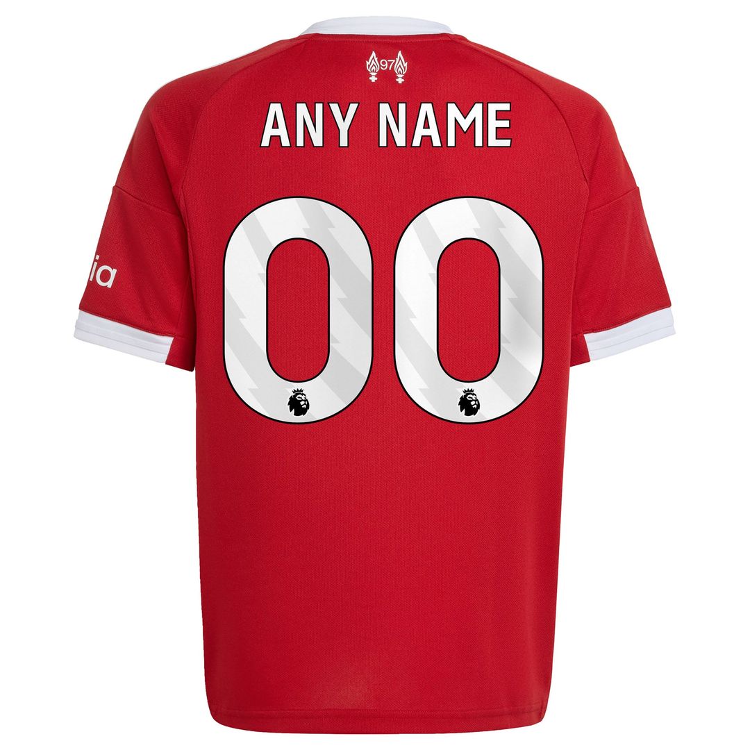 Liverpool adidas Youth 2025/26 Third Replica Custom Jersey - Green