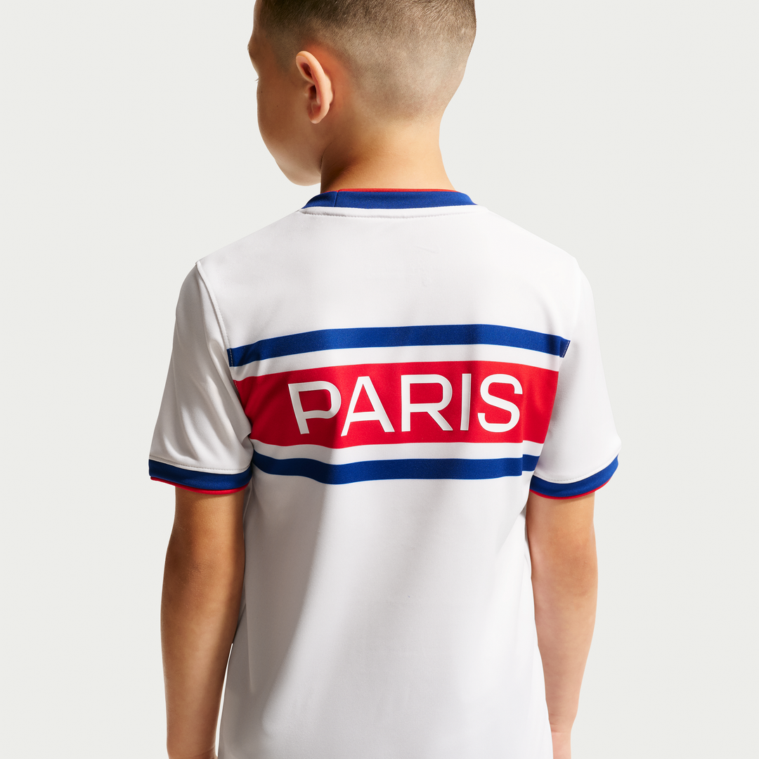 Paris Saint-Germain Nike Youth 2026/27 Away Pre-Match Top - White