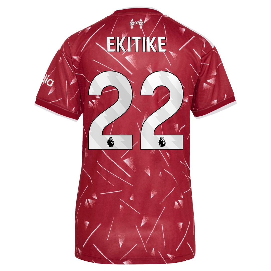 Hugo Ekitike Liverpool adidas Women's 2026/27 Home Replica Jersey - Red