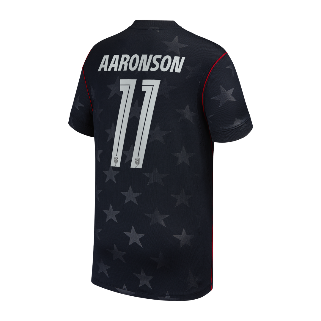 Brenden Aaronson USMNT Nike Youth 2026/27 Away Stadium Replica Jersey - Blue
