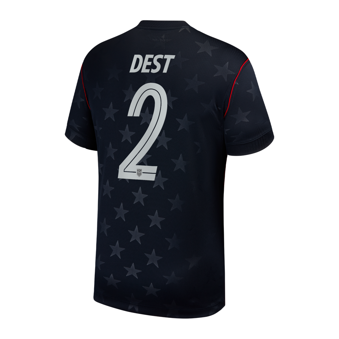 Sergiño Dest USMNT Nike 2026/27 Away Stadium Replica Jersey - Blue