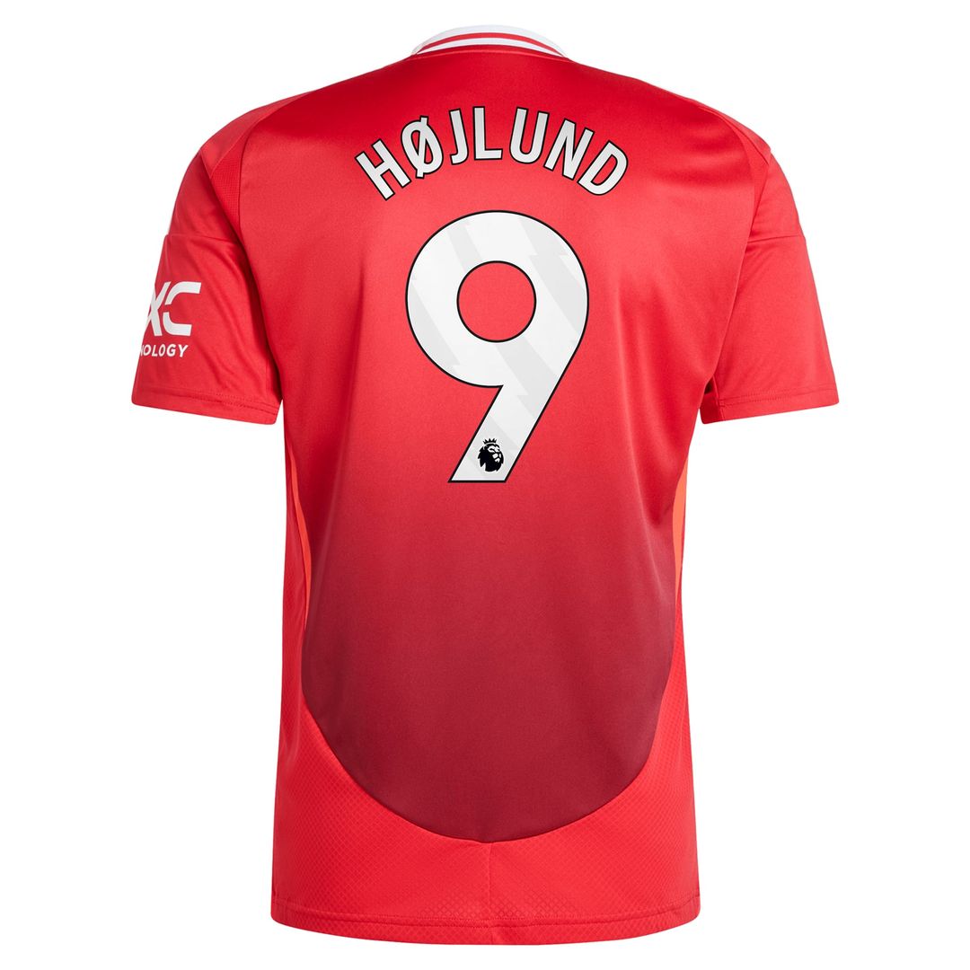Rasmus Højlund Manchester United adidas 2024/25 Home Replica Player Jersey - Red