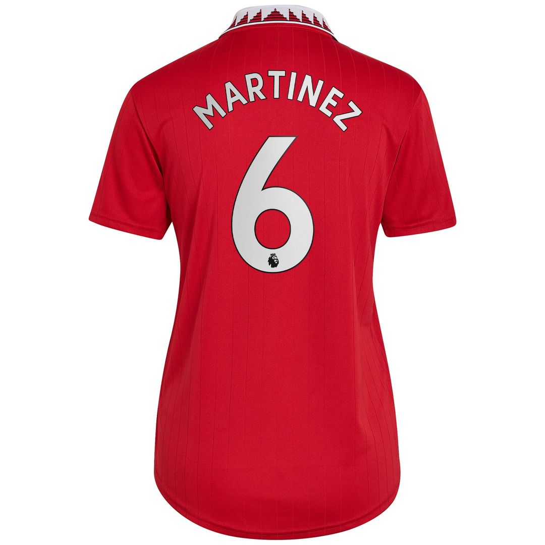 Lisandro Martínez Manchester United adidas Women's 2022/23 Home Replica Player Jersey - Red