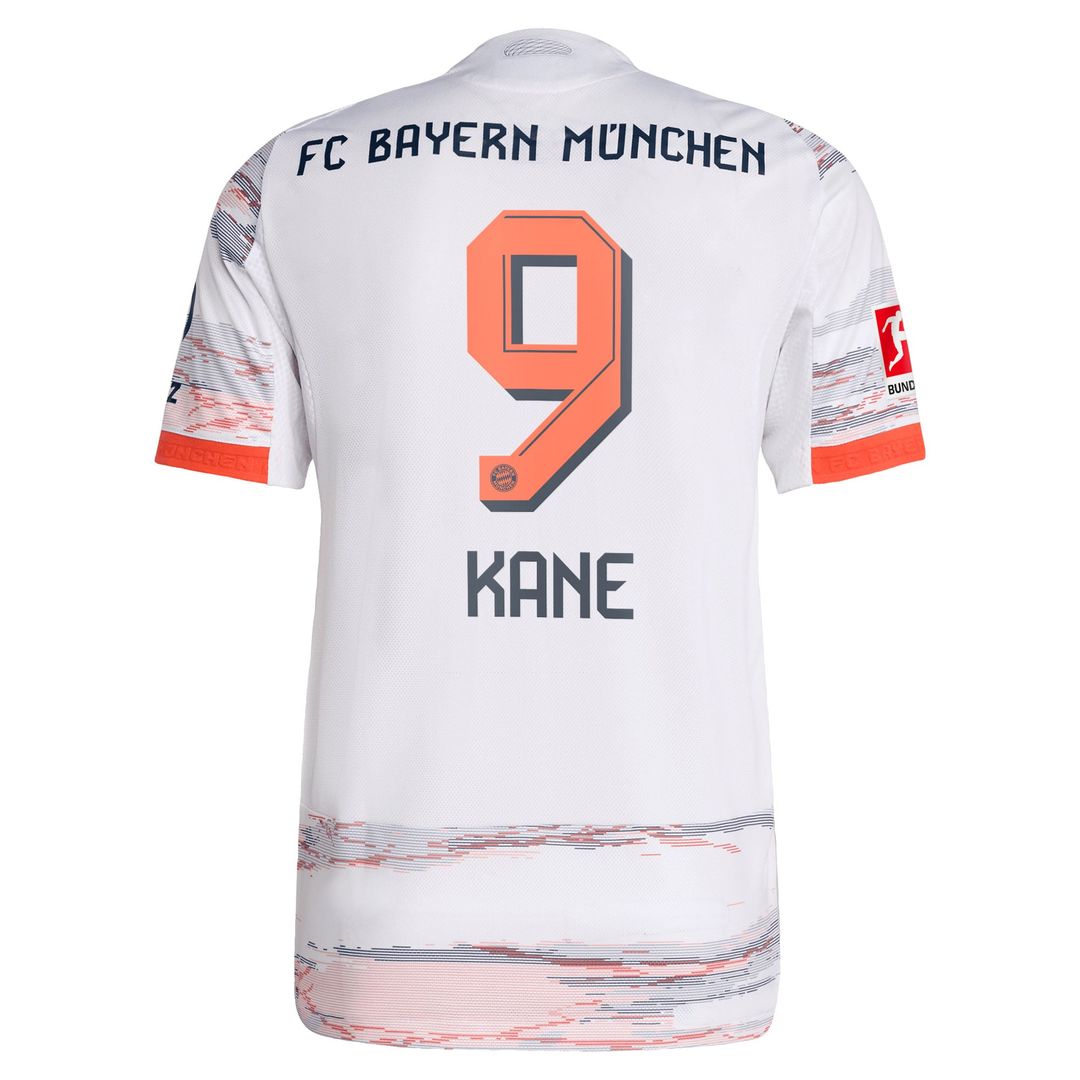 Harry Kane Bayern Munich adidas 2025/26 Away Authentic Player Jersey - White