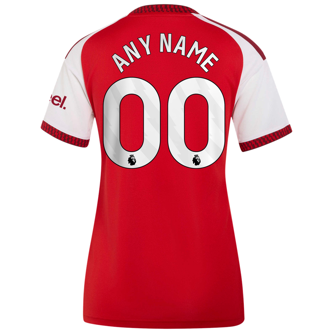Arsenal adidas Women's 2026/27 Home Replica Custom Jersey - Red