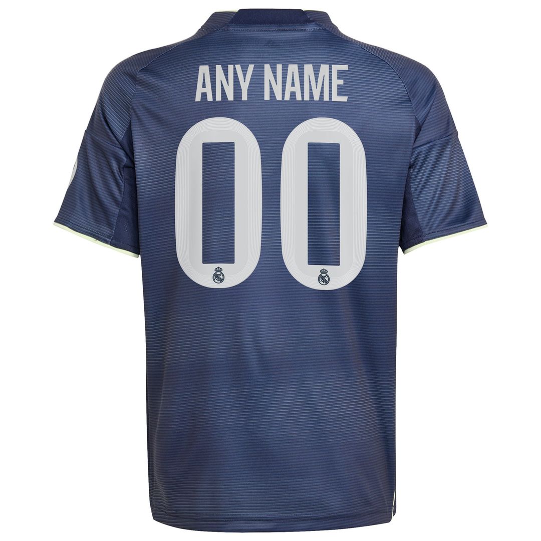 Real Madrid adidas Youth 2025/26 Home Replica Custom Jersey - White
