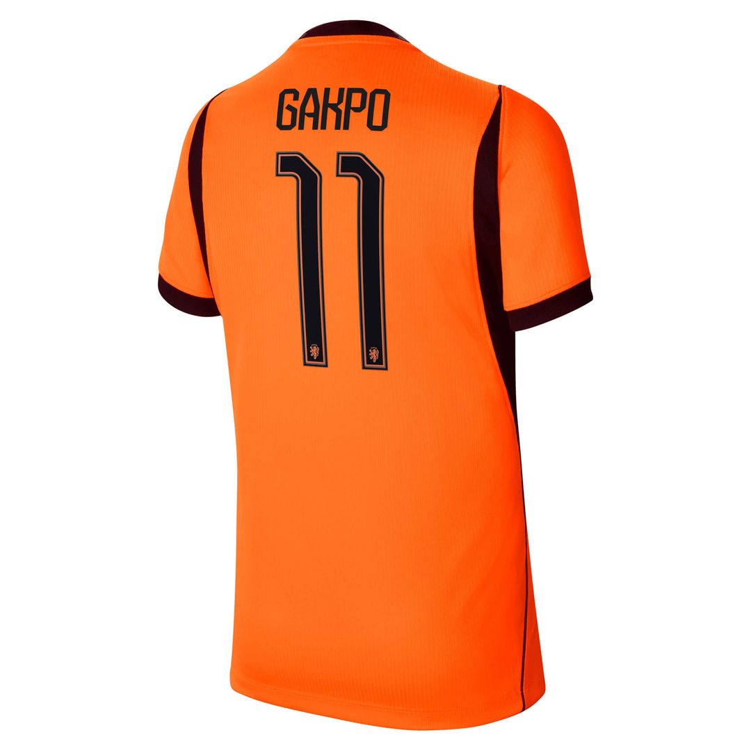 Cody Gakpo Netherlands National Team Nike Youth 2026 Away Stadium Replica Jersey - White