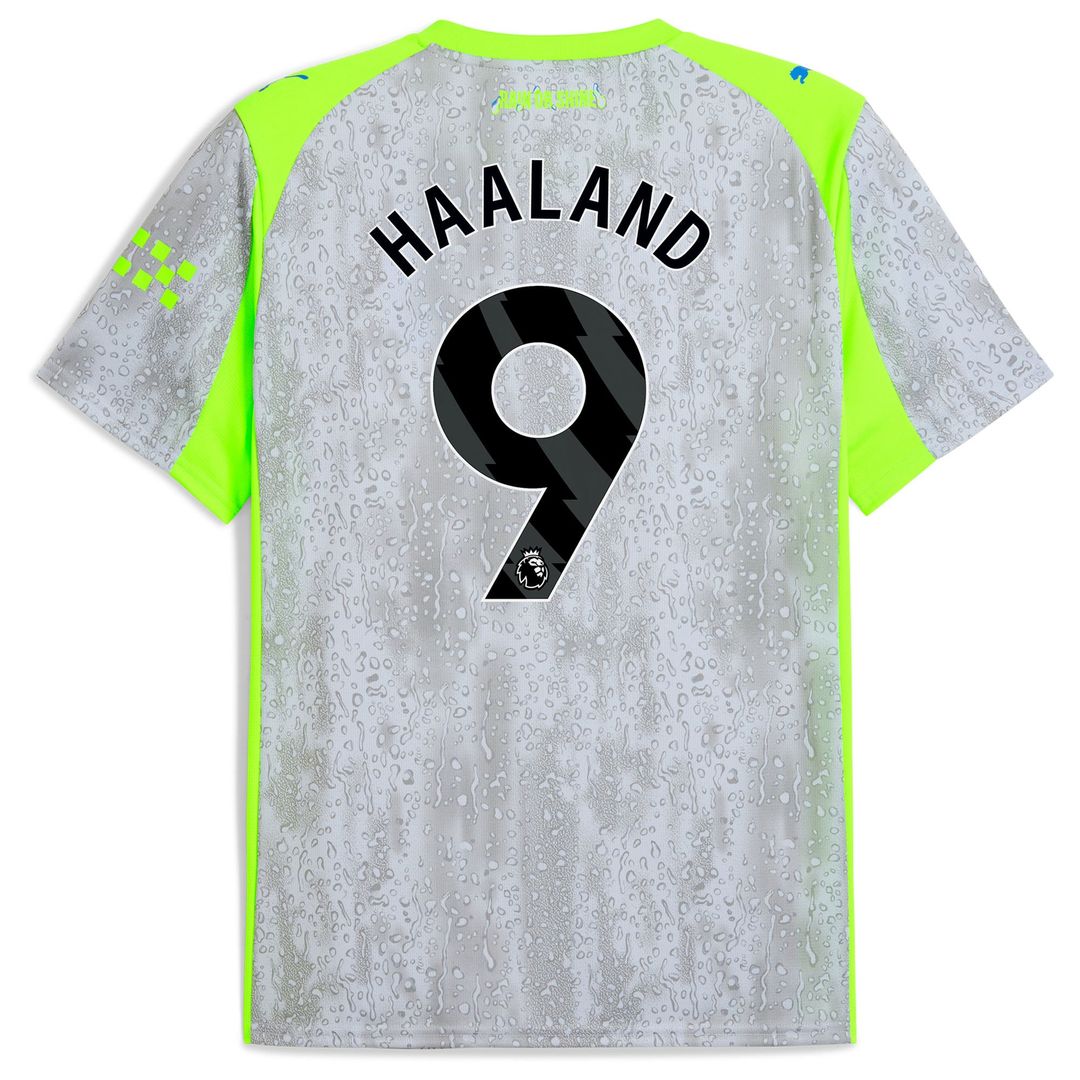 Erling Haaland Manchester City Puma 2025/26 Home Replica Player Jersey - Sky Blue