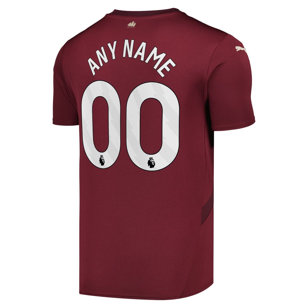 Manchester City Puma 2024/25 Away Replica Custom Jersey - Navy