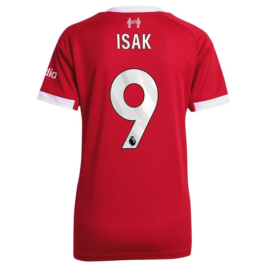Alexander Isak Liverpool adidas Women's 2025/26 Home Replica Player Jersey - Red