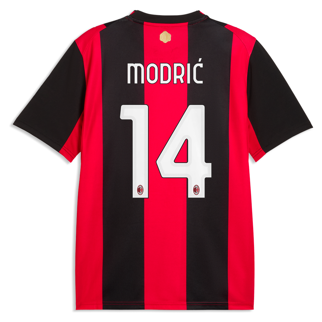 Luka Modrić AC Milan Puma 2026/27 Home Replica Jersey - Black/Red