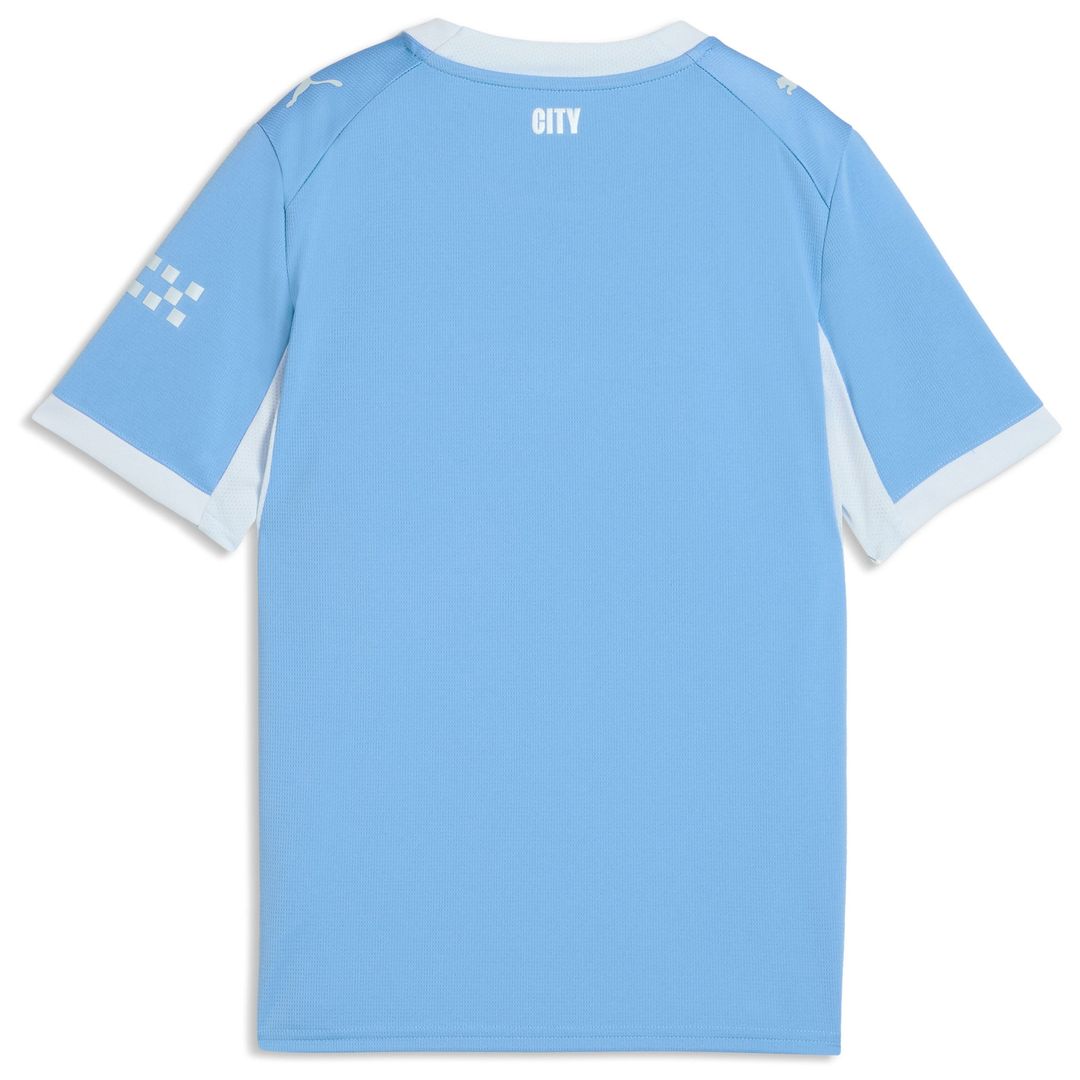 Manchester City Puma Youth 2026/27 Home Replica Jersey - Light Blue