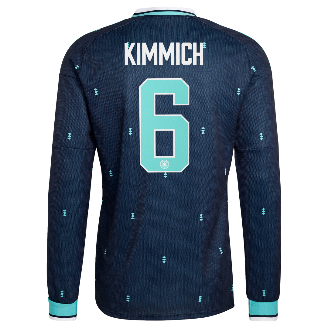 Joshua Kimmich Germany National Team adidas 2026 Away Replica Long Sleeve Jersey - Navy