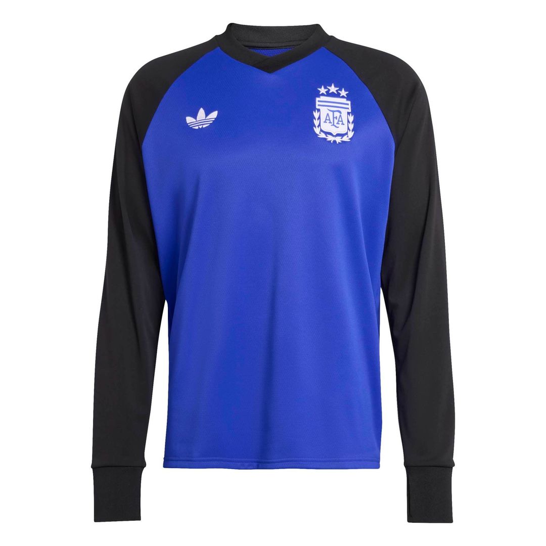 Argentina National Team adidas 2026 Long Sleeve Pre-Match Top - Blue