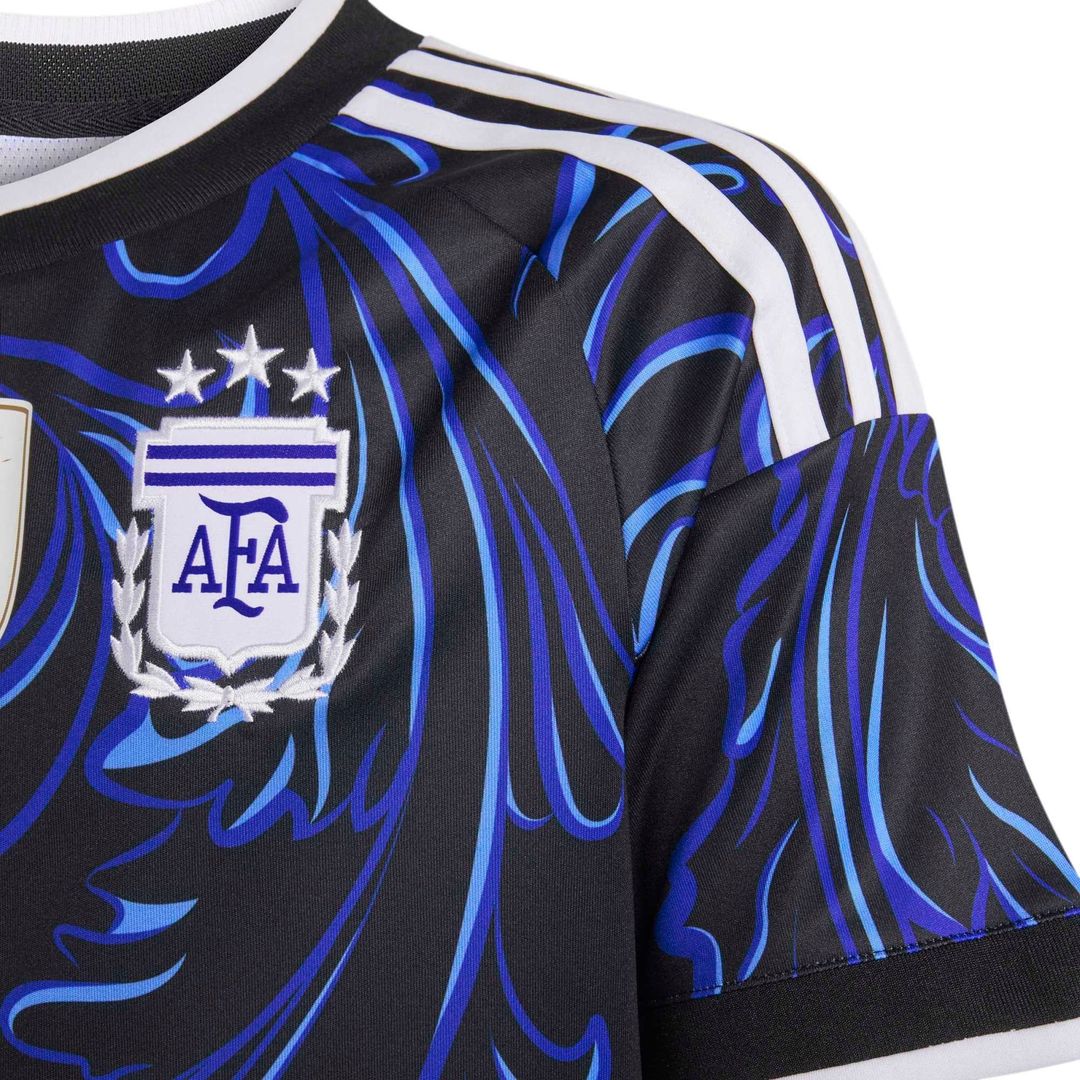 Argentina National Team adidas Youth 2026 Away Replica Jersey - Black