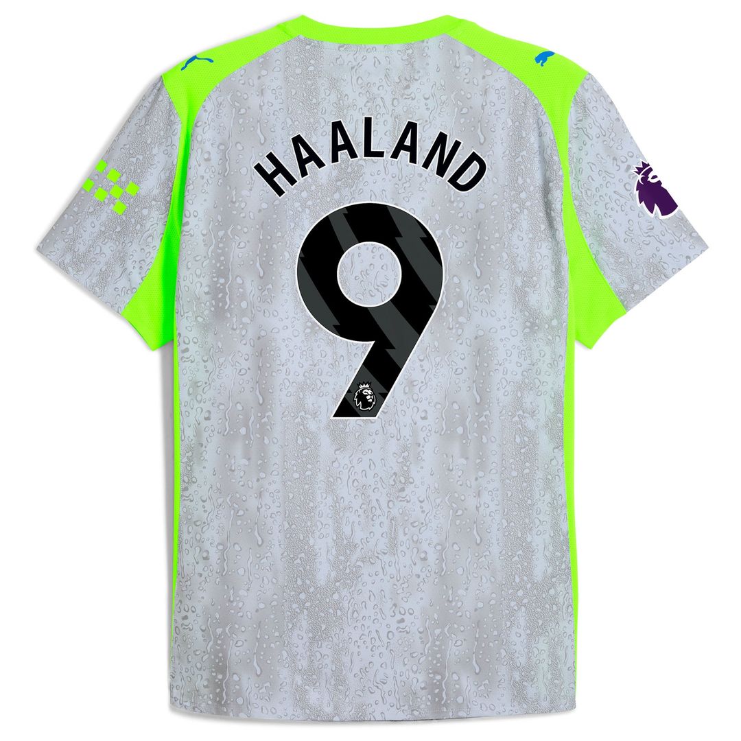 Erling Haaland Manchester City Puma 2025/26 Home Authentic Player Jersey - Sky Blue