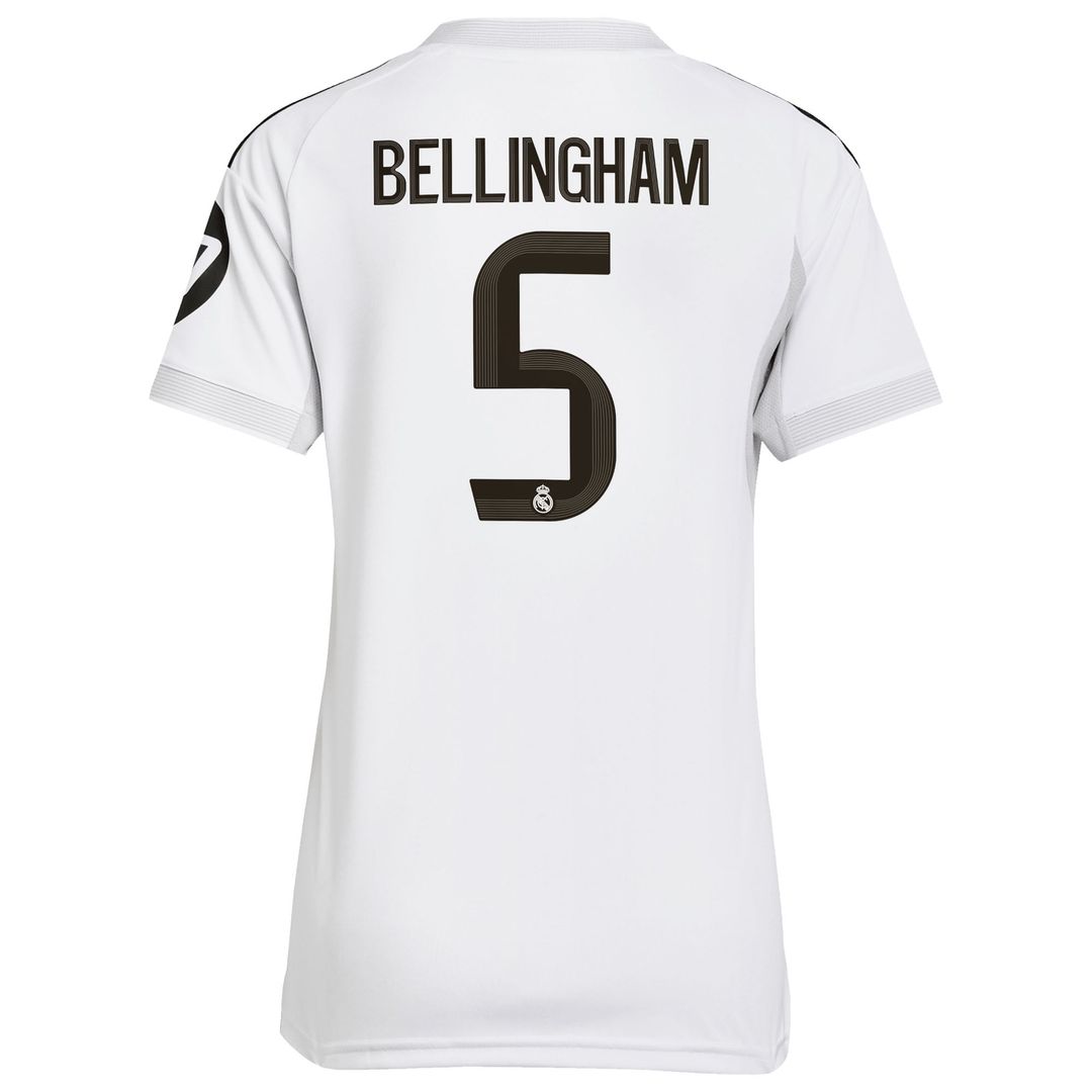 Jude Bellingham Real Madrid adidas Women's 2025/26 Away Replica Player Jersey - Blue