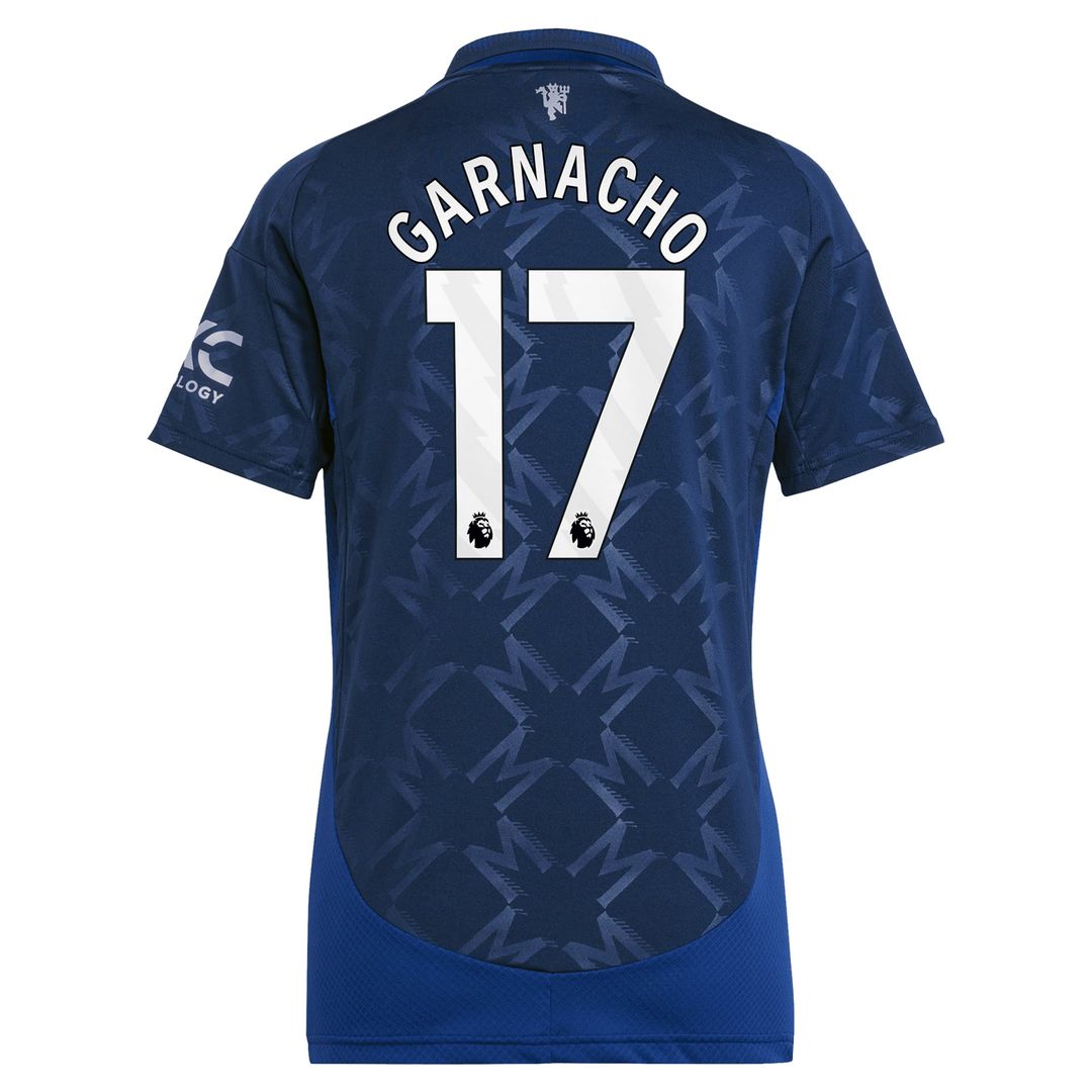 Alejandro Garnacho Manchester United adidas Originals Women's 2024/25 Third Replica Jersey - Cream