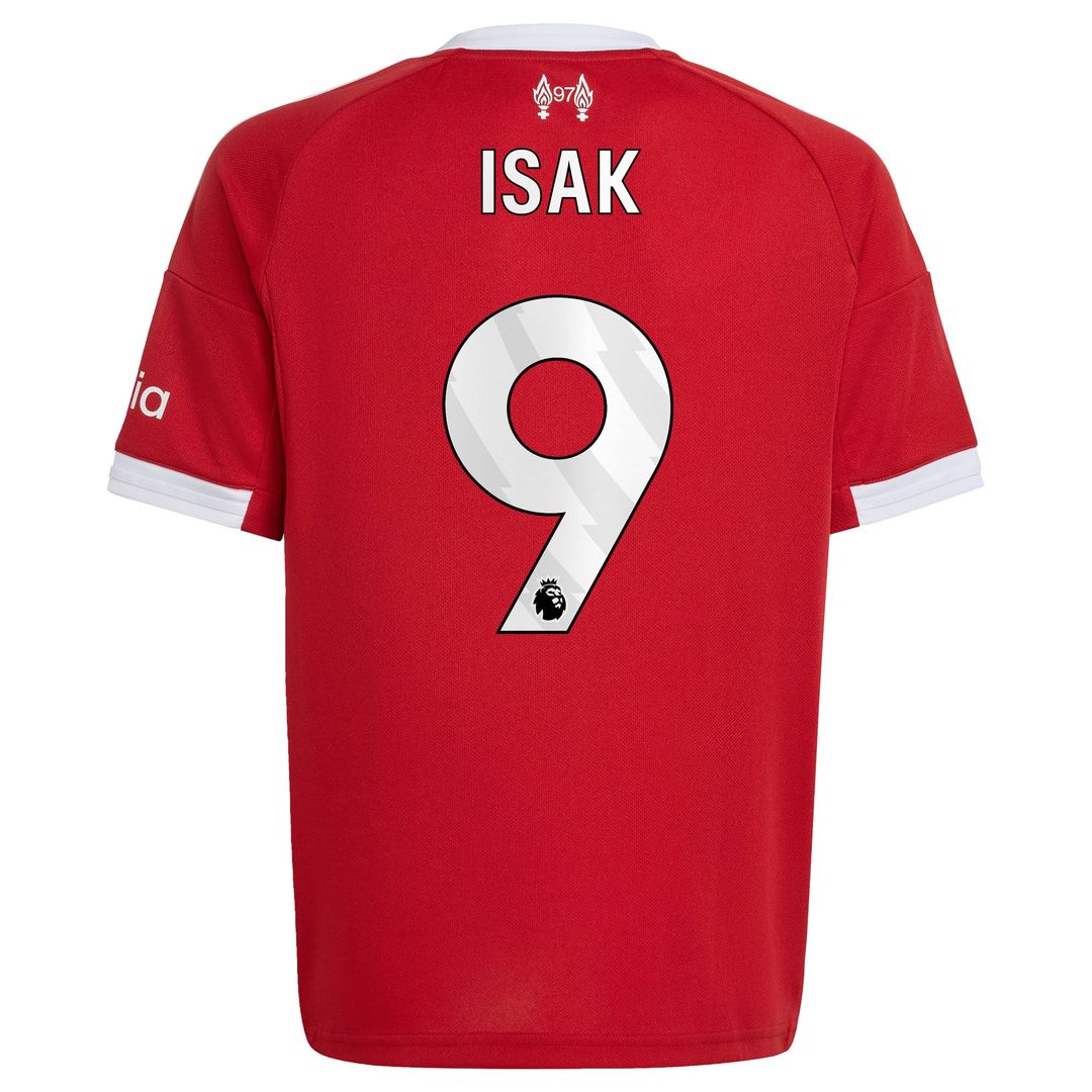 Alexander Isak Liverpool adidas Youth 2025/26 Third Replica Player Jersey - Green