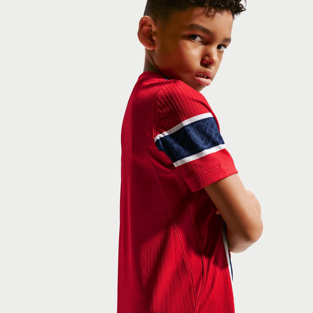Norway National Team Nike Youth 2026 Home Match Authentic Jersey - Red