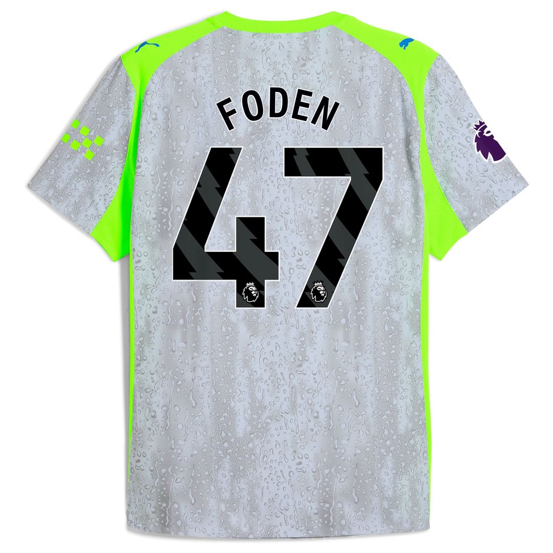 Phil Foden Manchester City Puma 2025/26 Home Authentic Player Jersey - Sky Blue
