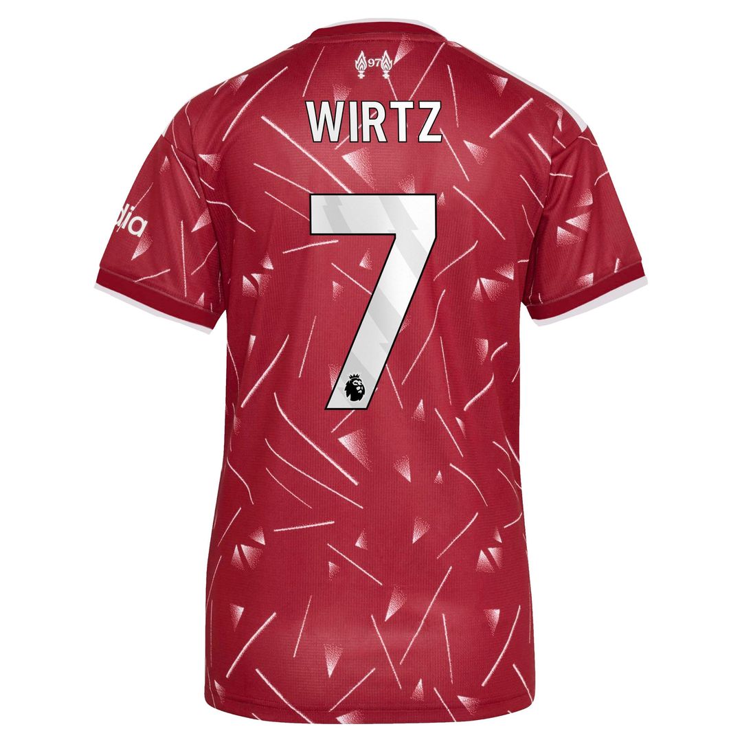 Florian Wirtz Liverpool adidas Women's 2026/27 Home Replica Jersey - Red