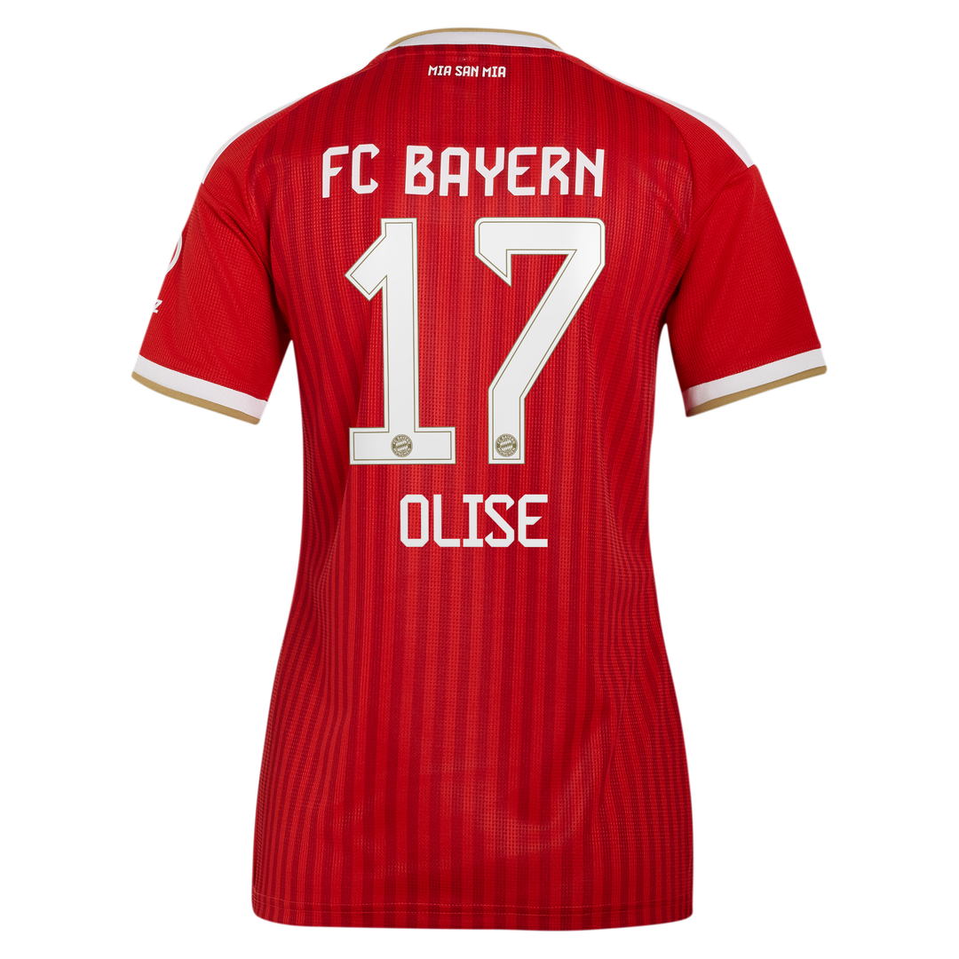 Michael Olise Bayern Munich adidas Women's 2026/27 Home Replica Jersey - Red