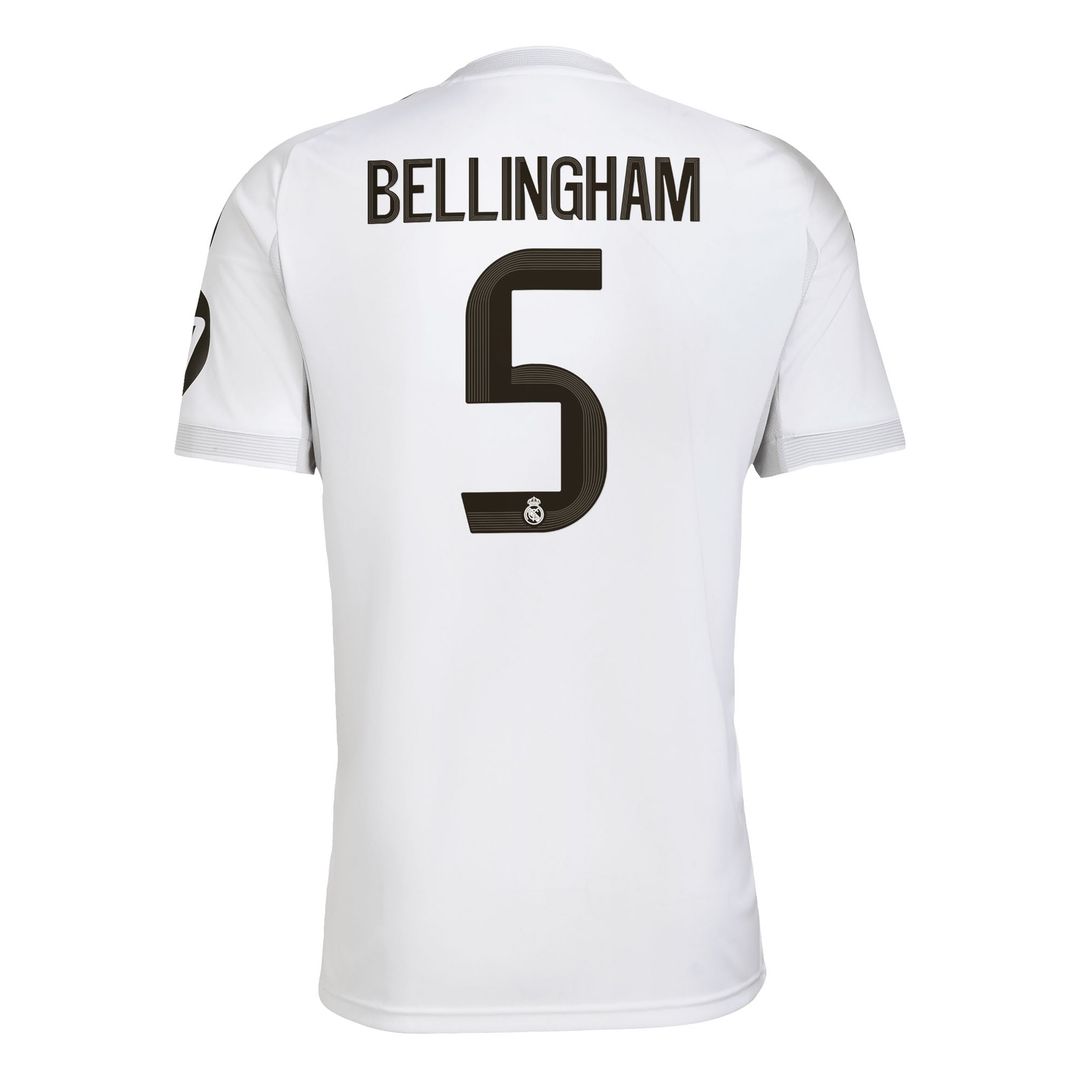 Jude Bellingham Real Madrid adidas 2025/26 Home Replica Jersey - White