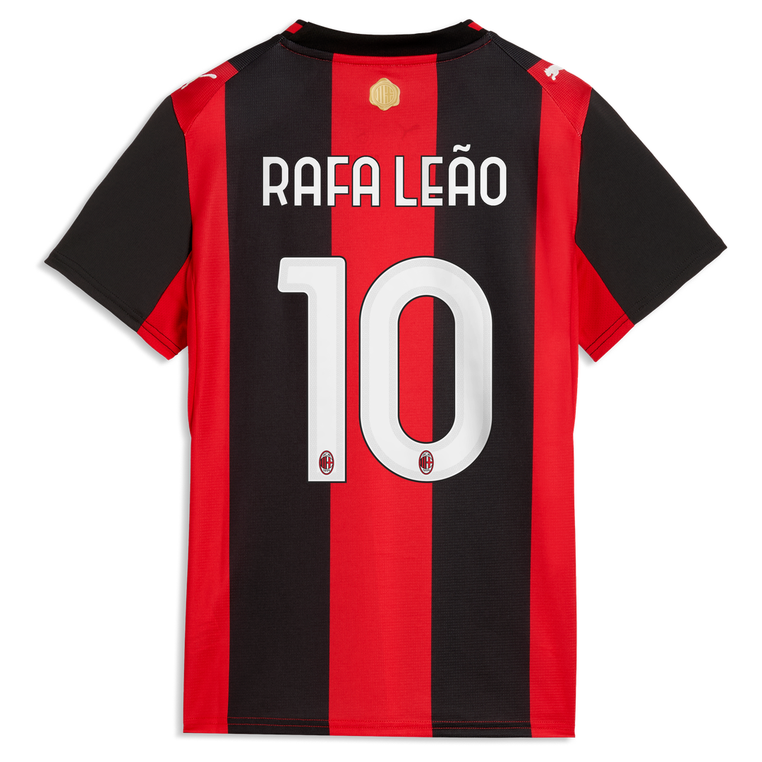 Rafael Leão AC Milan Puma Women's 2026/27 Home Replica Jersey - Black/Red