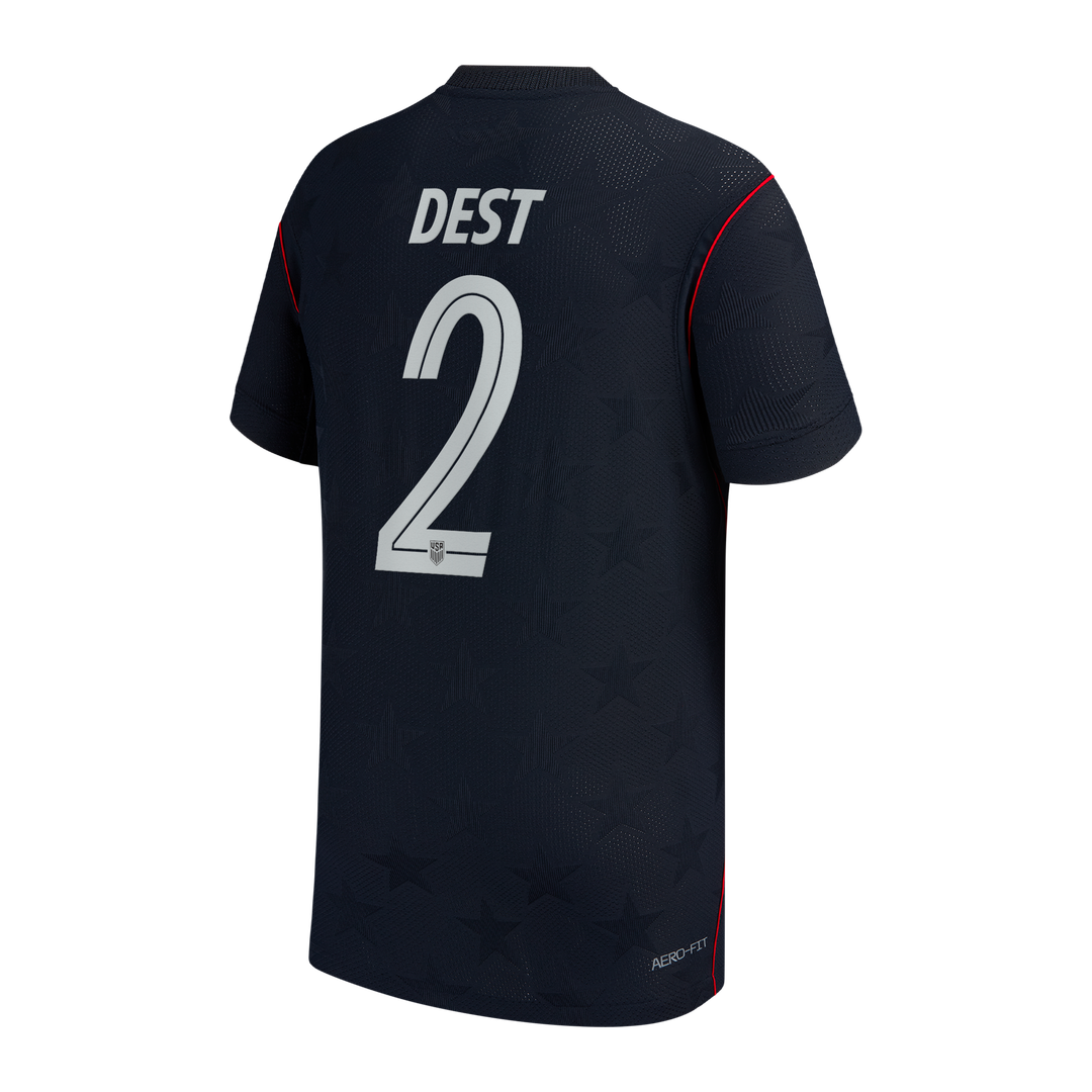 Sergiño Dest USMNT Nike Youth 2026/27 Away Stadium Replica Jersey - Blue