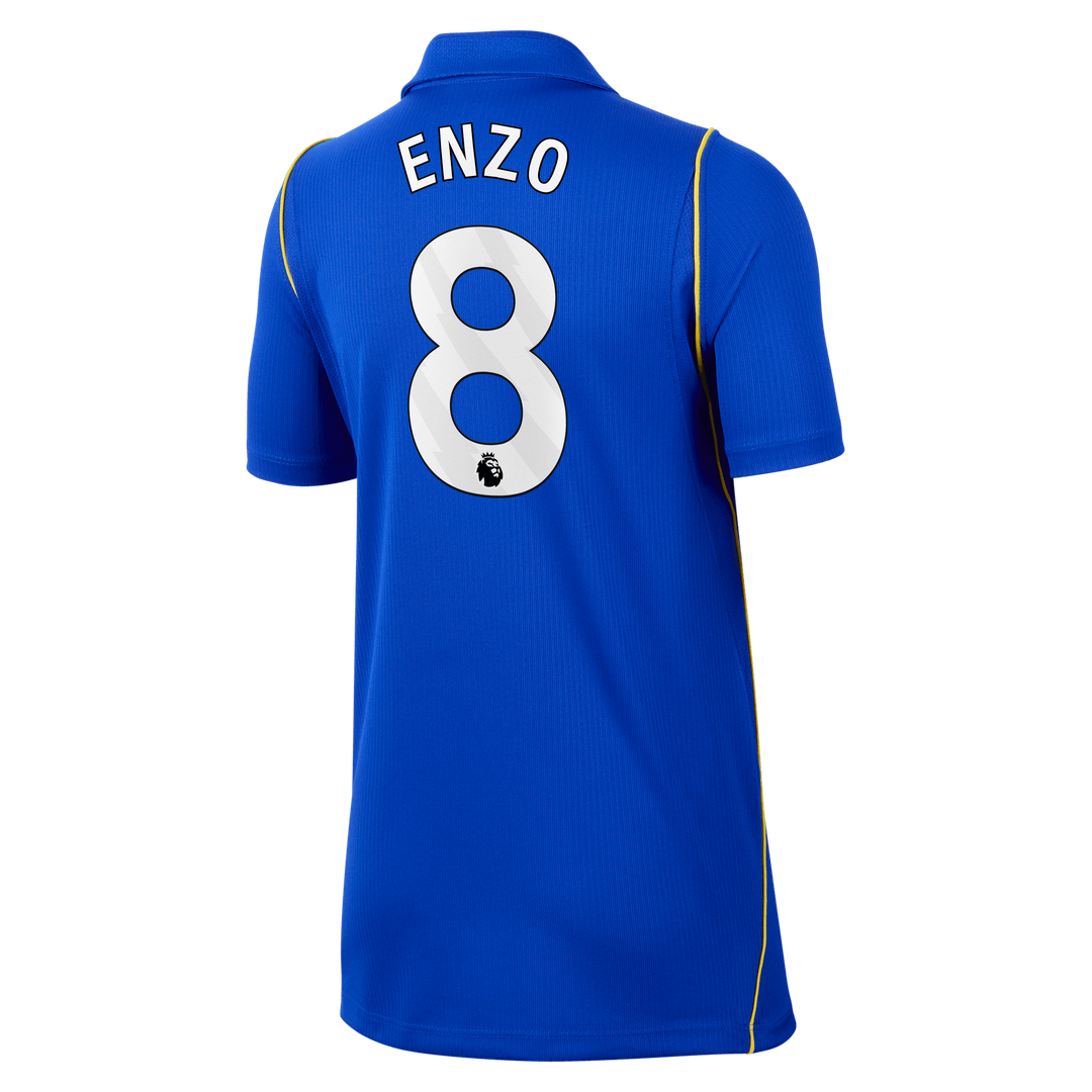 Enzo Fernández Chelsea Nike Youth 2026/27 Home Stadium Replica Jersey - Blue