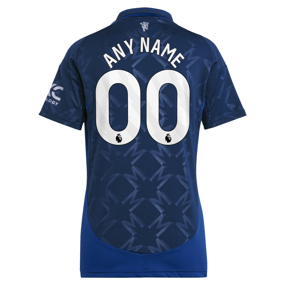 Manchester United adidas Women's 2024/25 Home Replica Custom Jersey - Red