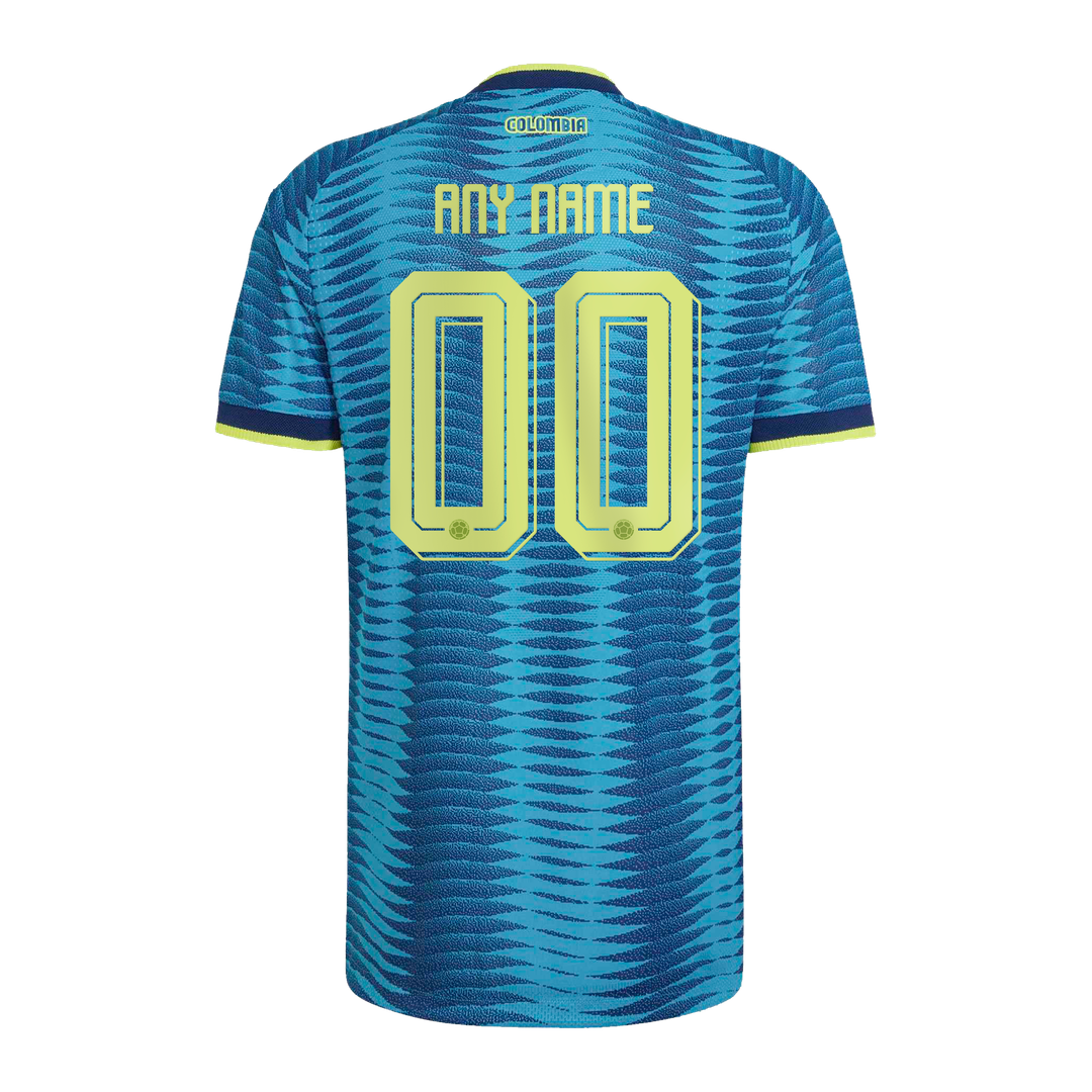 Colombia National Team adidas 2026 Home On-Field Authentic Custom Jersey - Yellow