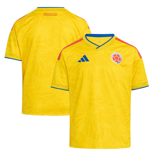Colombia National Team adidas Youth 2026 Home Replica Jersey - Yellow