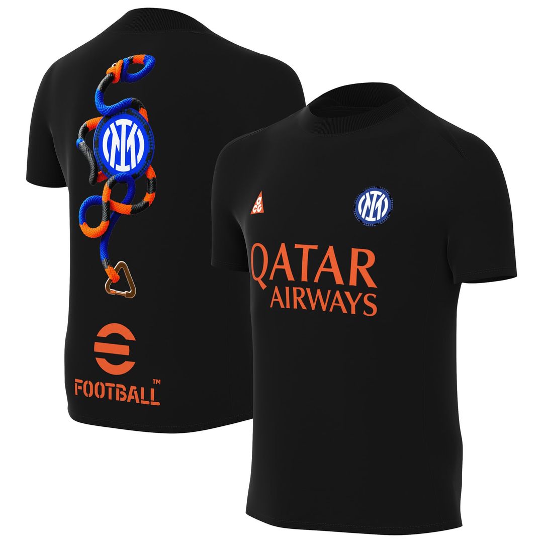 Inter Milan Nike Youth Pre-Match Dri-FIT Top - Black