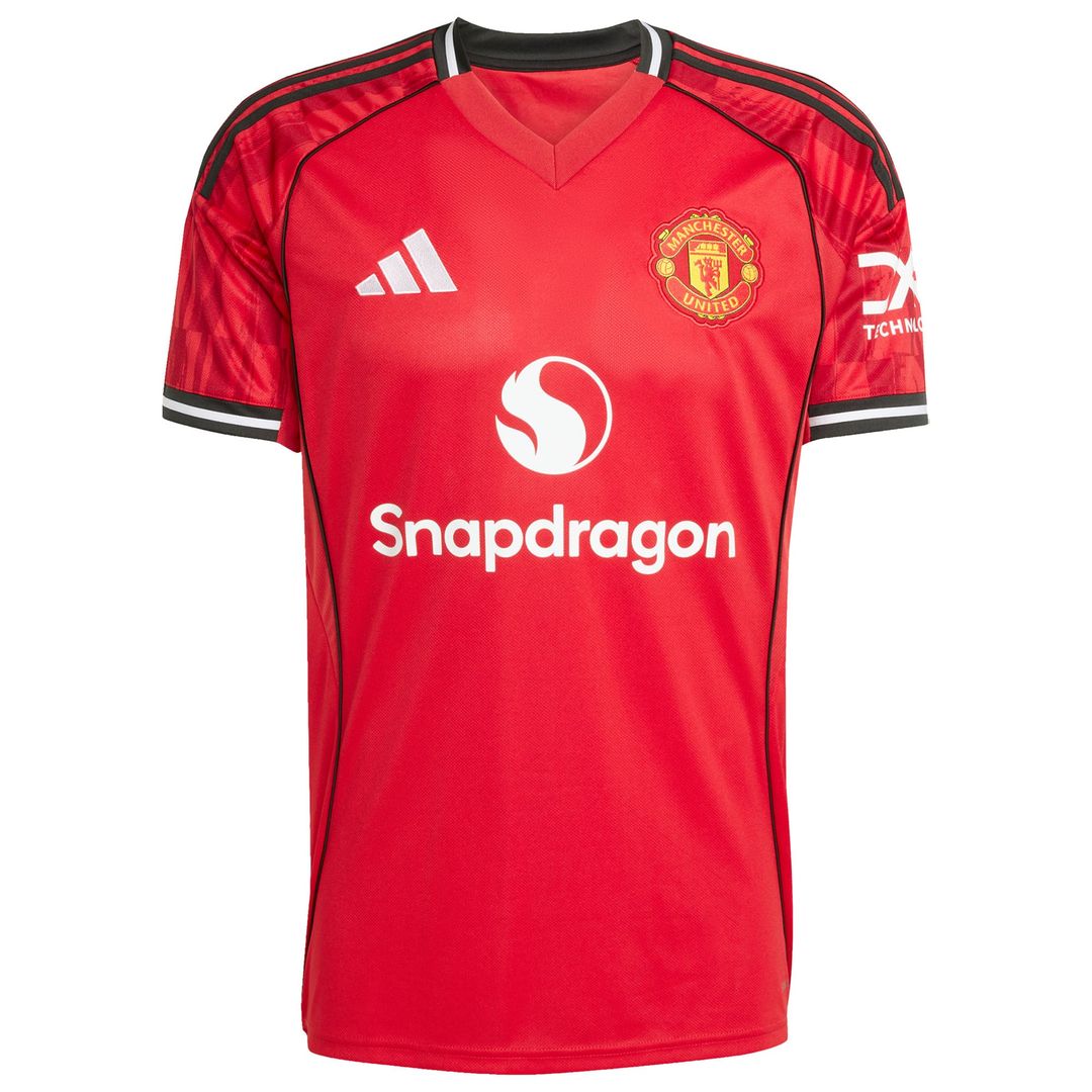 Manchester United adidas Home 2025/26 Custom Replica Jersey - Red