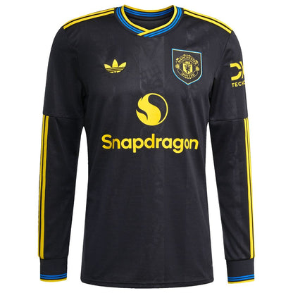 Mason Mount Manchester United adidas 2025/26 Away Replica Long Sleeve Player Jersey - White