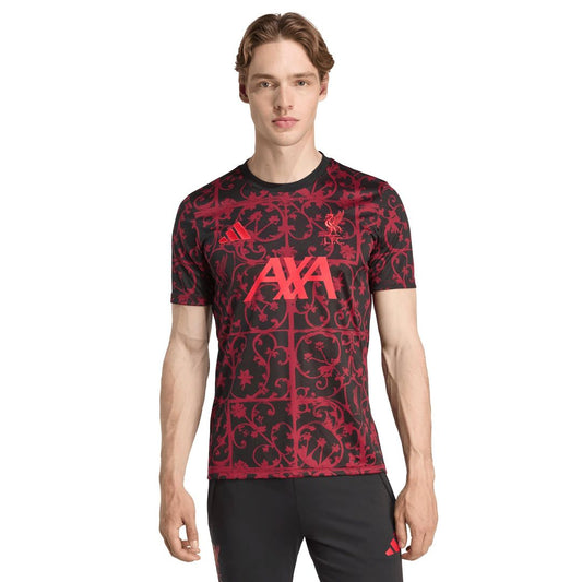 Liverpool adidas 2025/26 AEROREADY Pre-Match Top - Black