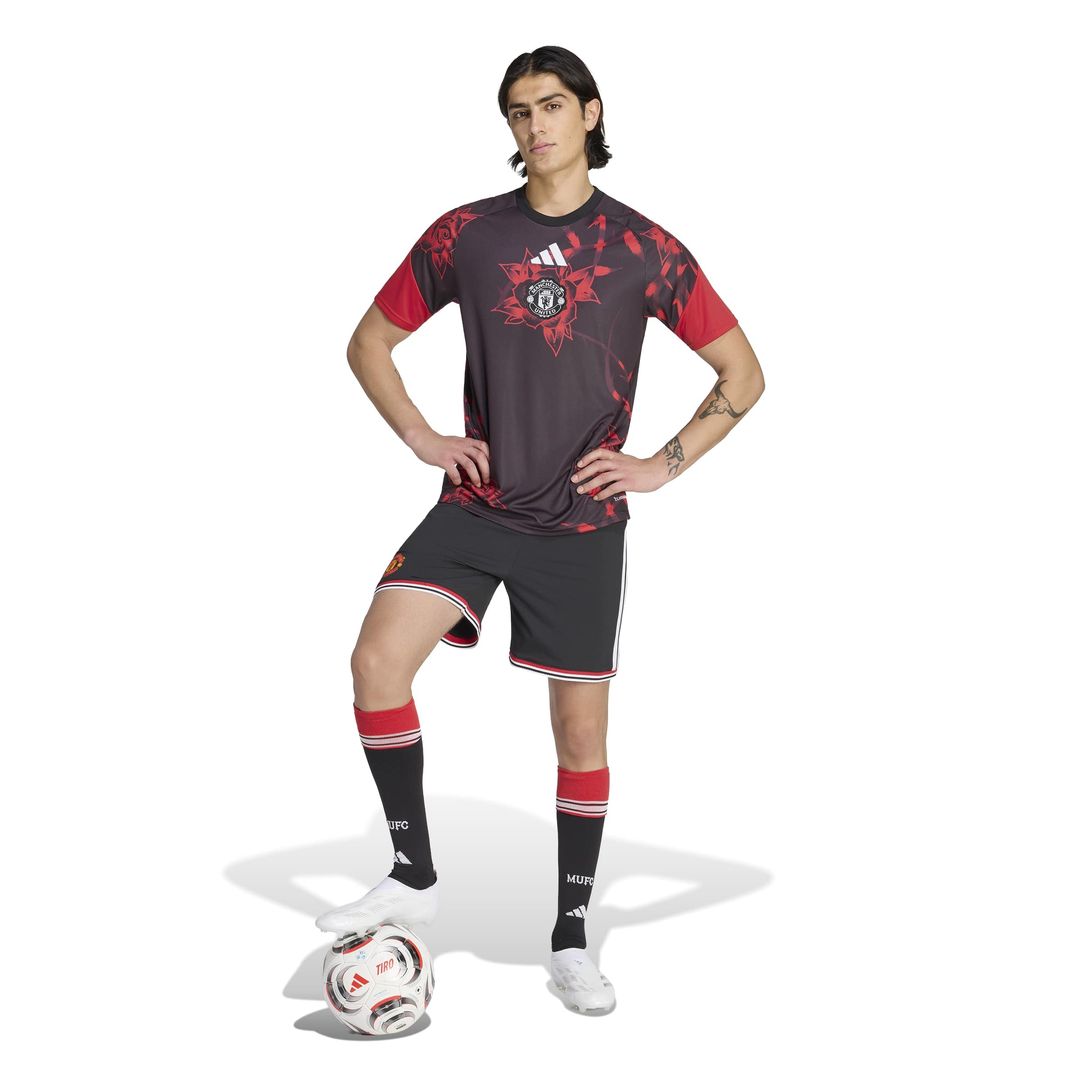 Manchester United adidas Home 2026/27 Pre-Match Top - Black