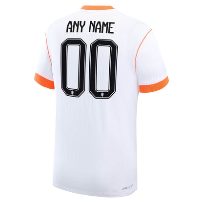 Netherlands National Team Nike 2026 Home Match Authentic Custom Jersey - Orange