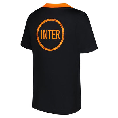 Inter Milan Nike Youth 2025/26 Third Academy Pro Pre-Match Dri-Fit Top - Black