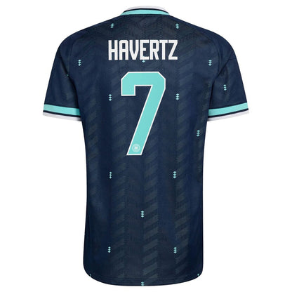 Kai Havertz Germany National Team adidas 2026 Away On-Field Authentic Jersey - Navy