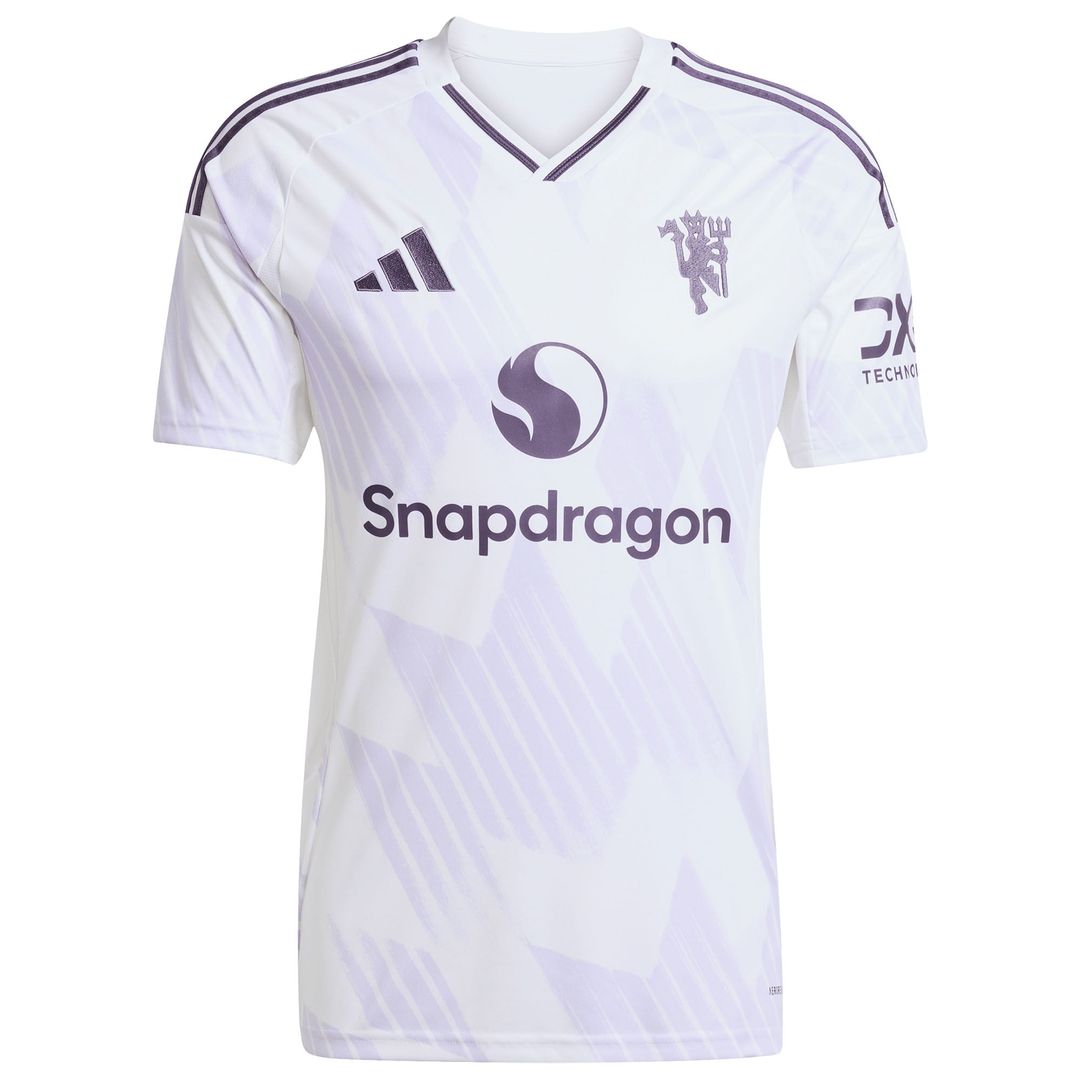 Bruno Fernandes Manchester United adidas 2025/26 Away Replica Player Jersey - White