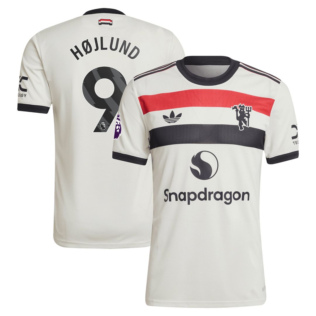 Rasmus Højlund Manchester United adidas 2024/25 Away Authentic Player Jersey - Navy