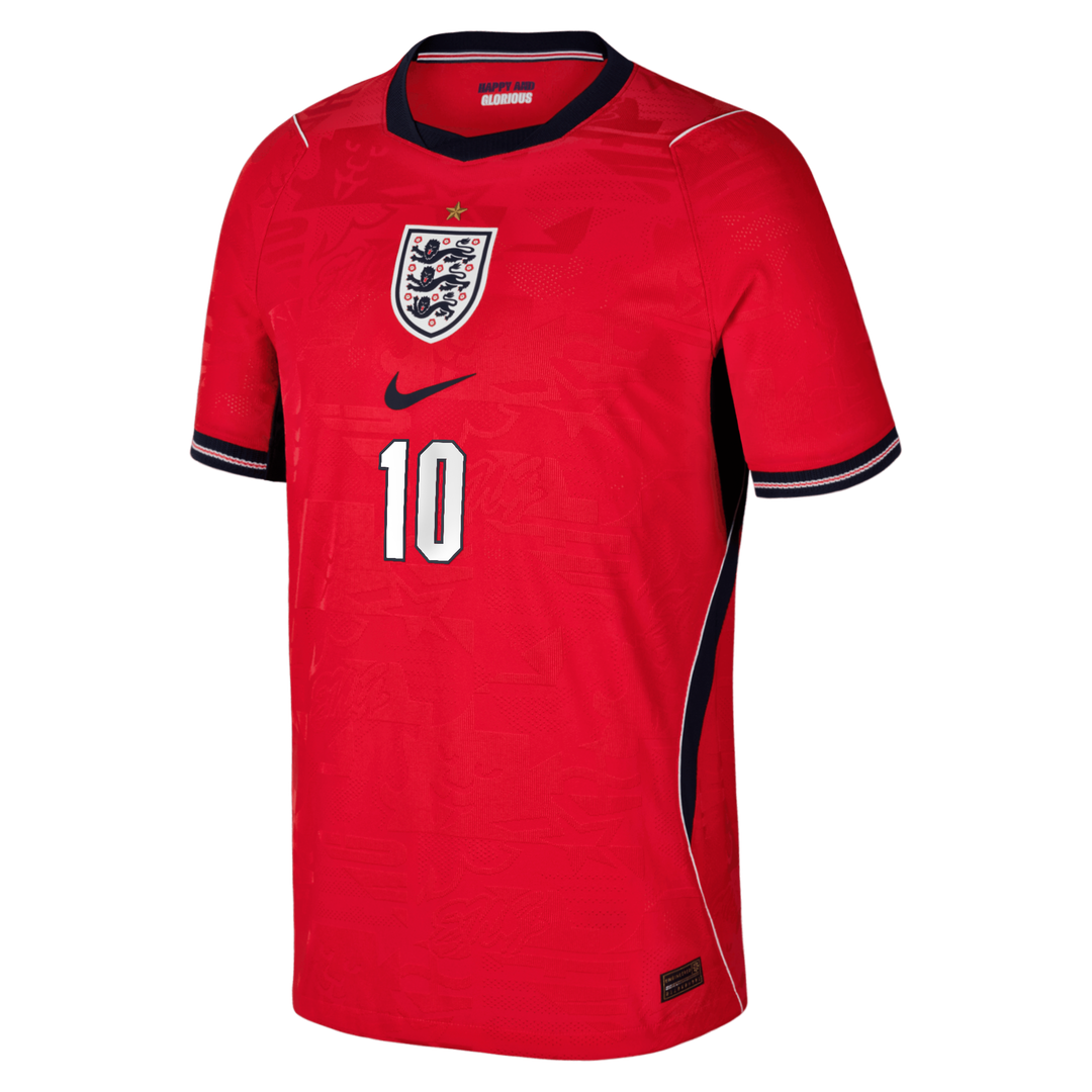 Jude Bellingham England National Team Nike Youth 2026 Away Match Authentic Jersey - Red