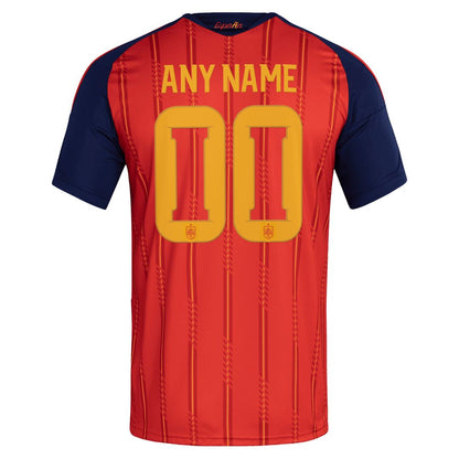 Spain National Team adidas 2026 Home Replica Custom Jersey - Red
