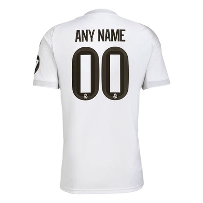 Real Madrid adidas 2025/26 Home Replica Custom Jersey - White