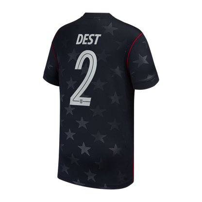 Sergiño Dest USMNT Nike Youth 2026/27 Away Match Authentic Jersey - Blue