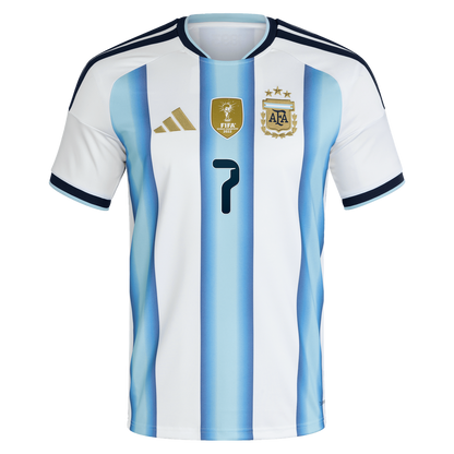 Rodrigo De Paul Argentina National Team adidas 2026 Away Replica Jersey - Black